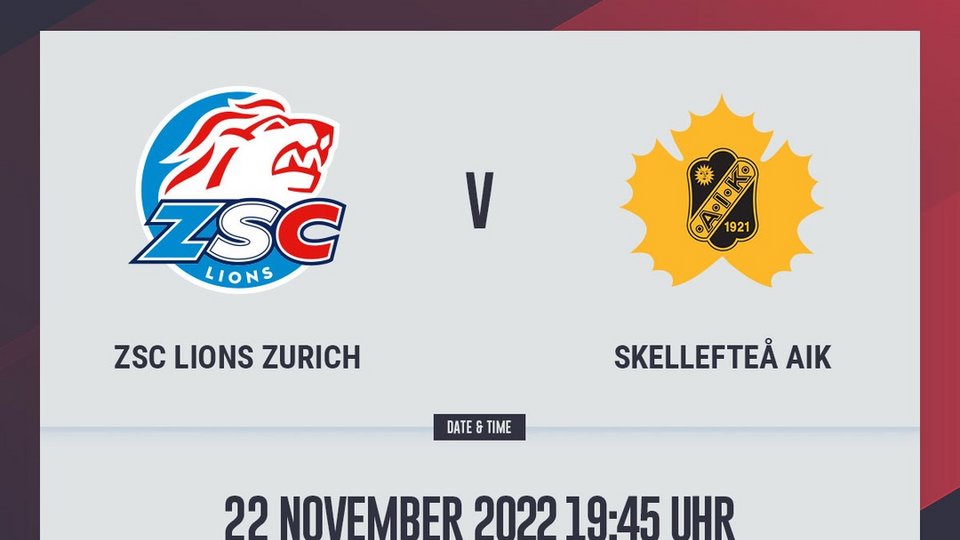 Ticketverkauf CHL-Achtelfinal gestartet
