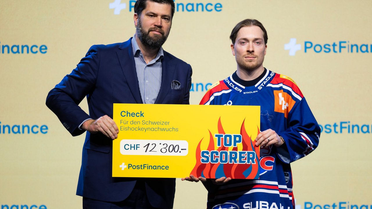 Jesper Frödén erspielt 12'300 Franken für den Nachwuchs